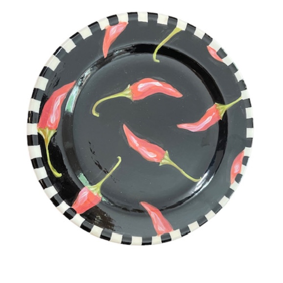 6 Droll Designs Handmade and Hand painted plates - Picture 11 of 16